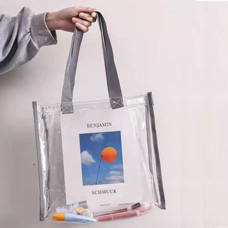 Kirkas ostoskassi Olkalaukku HARMAA