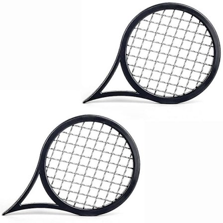 Kam Hår Twist Kamme til Afro Hår Tennis Ketsjer Form Lås Hårkam til Mænd Kvinder Frisører Sort 2 stk