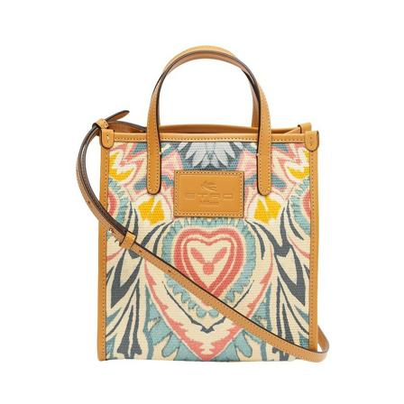 Etro, Tote Bags Beige, Dames, Maat:ONE Size