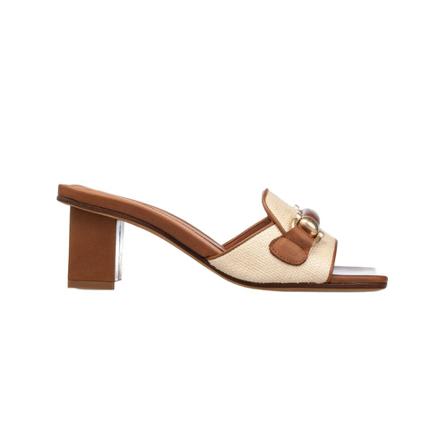 Roberto Festa, Anabel Sandals Heel 50 Beżowy, Kobieta, Rozmiar: 38 EU