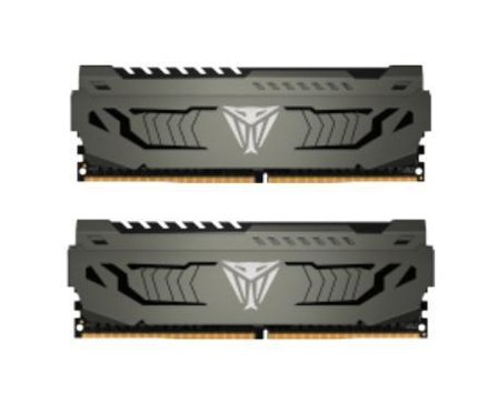 Patriot Extreme Performance Viper Steel - DDR4 - sett - 16 GB: 2 x 8 GB - DIMM 288-pin - 3600 MHz / PC4-28800 - ikke-bufret