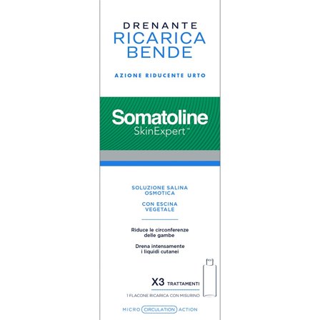 Somatoline Skin Expert Bende Snellenti Drenanti Kit Ricarica
