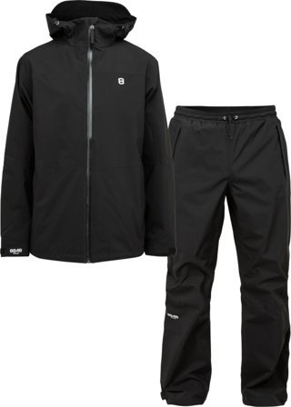 8848 Altitude Men's Main Rain Set Unisex rainwear sets Black L
