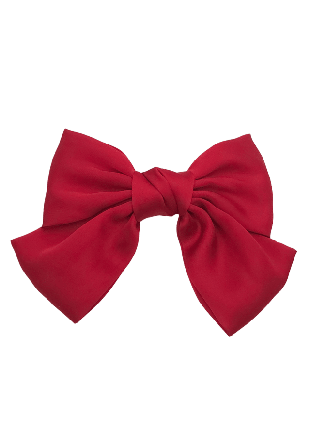 Complement Nackspänne Rosett 21x13cm Accessoarer & tillbehör Dam Röd