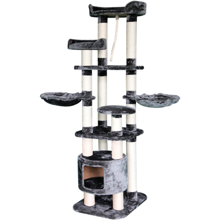 Selected by ZOO - Klorebrett Makalu, 60x50x175cm, Grå - Katt - Kloretre og kloremøbler - Kloremøbler og kloretønner - ZOO.no