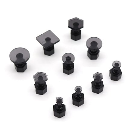 Dent Pull Tabs, 10-Piece Car Dent Remover, Dent Repair Tool Set, Powerful Car Dent Remover Kit, Dent Remover Tools, Body Dent Removal Pull Tabs, Car