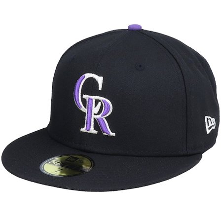 New Era - Colorado Rockies Authentic On-Field 59Fifty Black Fitted Fitted Black Cap - MLB @ Hatstore