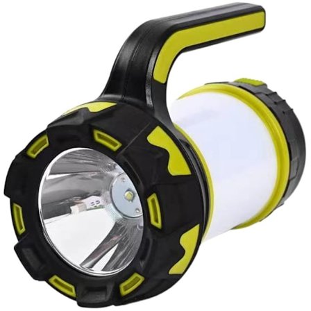 Bærbar søkelys for utendørs camping T6 perle gruvelampe USB oppladbar Cob lampe for camping