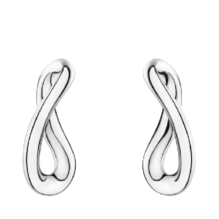 Georg Jensen Örhänge, Infinity, Sterling Silver Örhängen Dam ONESIZE