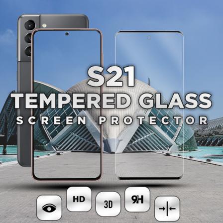 Samsung Galaxy S21 - Härdat Glas 9h - Super Kvalitet 3d