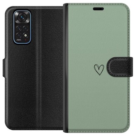Kompatibelt Plånboksfodral till Xiaomi Xiaomi Redmi Note 11 Hjärta