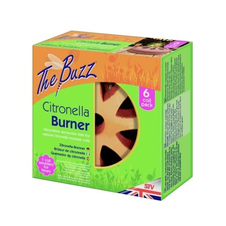 The Buzz Citronella Burner Coils (6-pack) One Size Orange