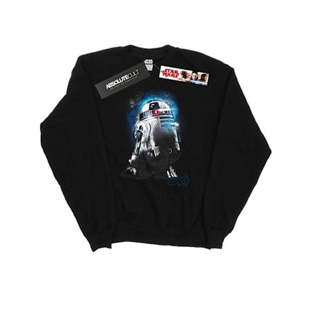 Star Wars The Last Jedi R2-D2 Borstad Sweatshirt XL Svart