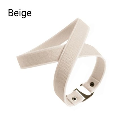 1 par bundt snørebånd høje hæle Holding BEIGE