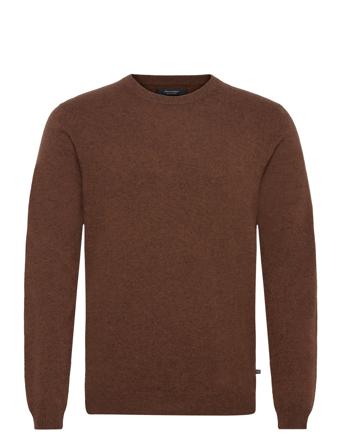 Mamordy Tops Knitwear Round Necks Brown Matinique