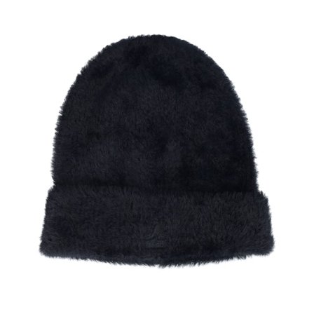Kangol - Schwarz cuff Mütze - Faux Fur Beanie Black Cuff @ Hatstore