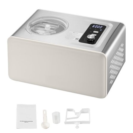 Sorbettiere - DUOKU - SU-I84 - 2 L - Ruostumaton Teräs - 3 Käyttötilaa