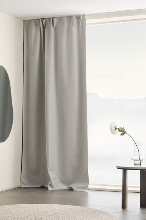 Jotex - Blendingsgardin - 1 Lengde Grå - NIKA - Kjøp Multifunksjonsgardiner hos Jotex