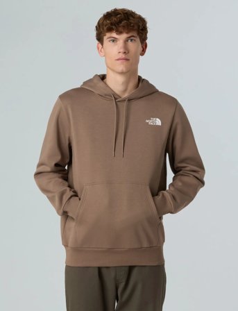 The North Face M Simple Dome Regular Hoodie - Brown - XS