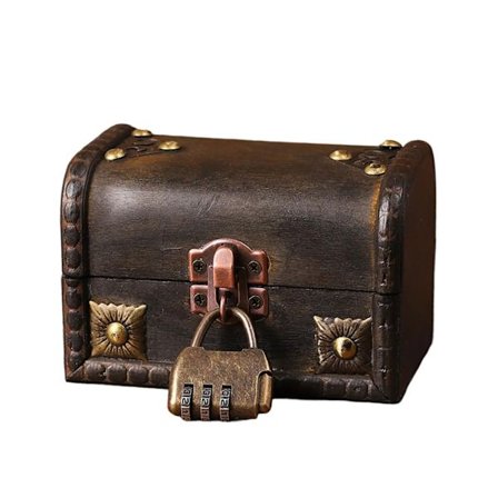 Elegant Smyckeskrin i Trä för Halsband Ringar Örhängen Förvaringsorganisatörer