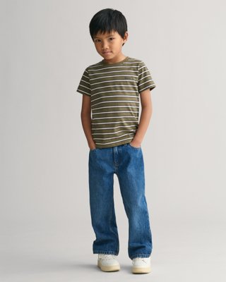 GANT - Jeans med relaxed fit for barn semi light blue