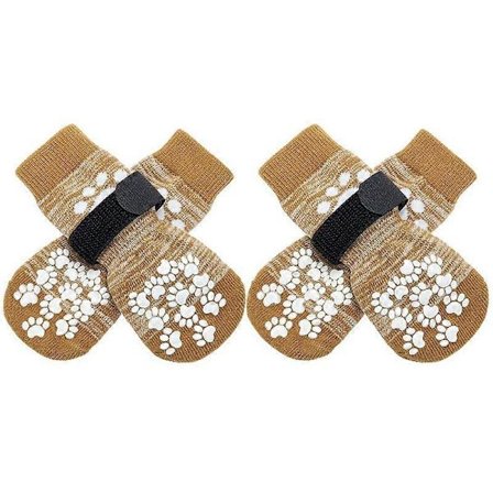 Kaksipuoliset liukuestesukat koirille - Koiran tossut kuumalle jalkakäytävälle