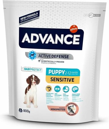 Advance Puppy Sensitive Care Cibo per Cani 800g
