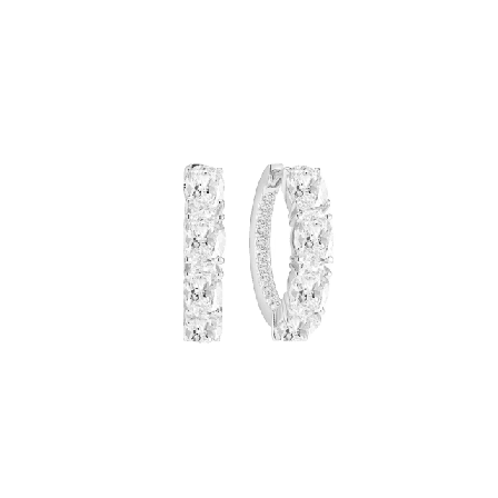 Sif Jakobs Jewellery Earring Ellisse Creolo Örhängen Dam Silver ONESIZE