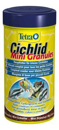 Tetra Cichlid Mini Granulat Fiskefôr - 250ml