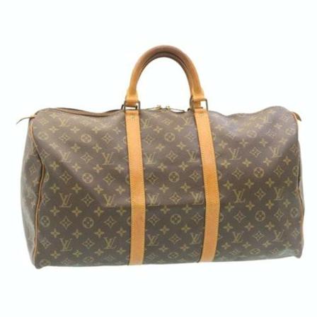 Louis Vuitton Vintage, Pre -owned Keepall 50 Bruin, Dames, Maat:ONE Size