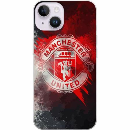 Apple Iphone 14 Genomskinligt Skal Manchester United Fc