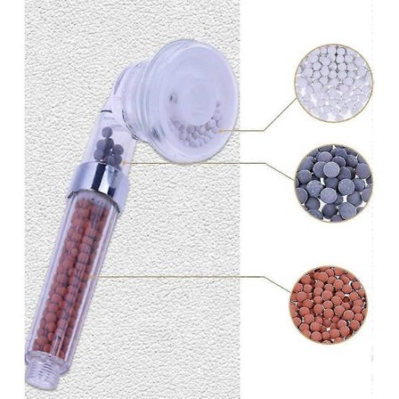9-pakke negative ion mineral kugler til brusehoveder