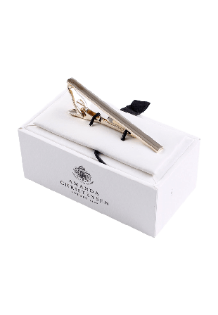 Amanda Christensen Tie clip Accessoarer Herr Guld ONESIZE