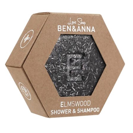 Ben & Anna Shampoo & Shower Bar Elmswood 60 g, Hår, Shampoo, Hårshampoo