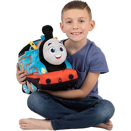 Thomas & Friends Lokomotivtåg Barnbädd Super Mjuk Plysch Kudde Kompis, (officiell Thomas & Friends Produkt) Typ 2