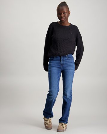 Tommy Hilfiger FLARE DARK JEANS Blau Jeans Mädchen - Kids Brand Store