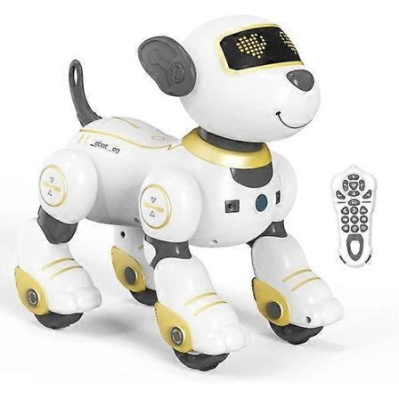 Fjernstyret Robot Hundelegetøj til Børn, Programmerbar Robot Hvalp, Smart Interaktiv Stunt Robot Hundelegetøj til Børn 3-8 År Gamle Gave