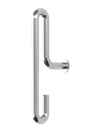 MOEBE Wall Hook, Stainless Steel, Small (X2) - Silver - 7.9X6.7CM