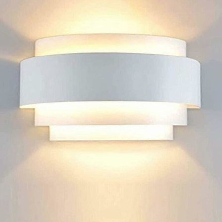 Vegglampe soverom korridor sengekant hvit vegglampe trapper soverom korridorlampe inneholder ikke lyspærer