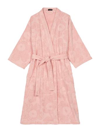 Pieni Unikko Bathrobe Morgenkåpe Rosa Marimekko Home*Betinget Tilbud