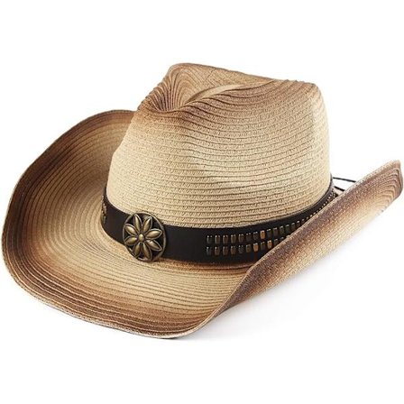Voksen Sol Halm Kvinder Mænd Cowgirl Western Cowboy Hat Farvet,Ris
