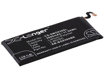 Batteri till SmartPhone, Mobil för Samsung Galaxy S7, SM-G930A, SM-G930F m.fl.