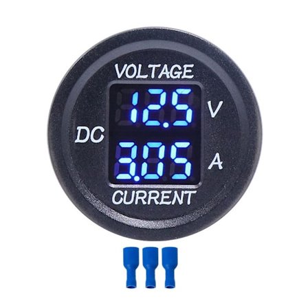 Digitalt meter voltmeter ammeter LCD ampe effekt energidetektor amperemeter shunt