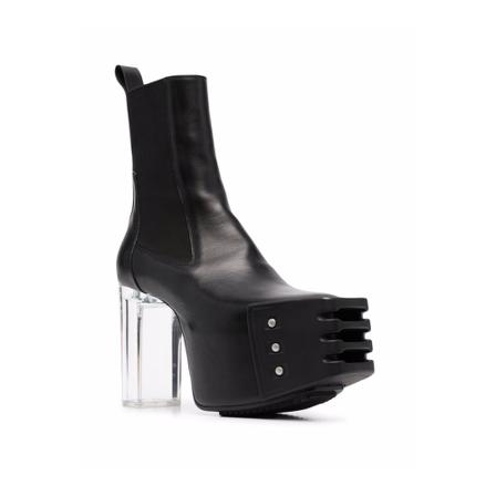 Rick Owens, Boots Czarny, Kobieta, Rozmiar: 37 EU