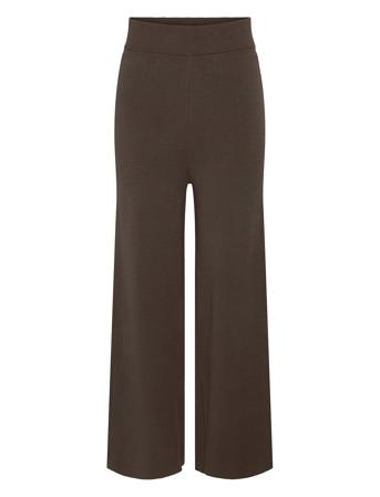 Yasfonny Hw Knit Pant S. Noos Brown YAS