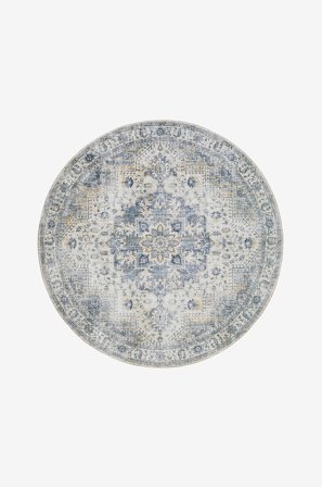 KM Home - Matta Tarfaya - Blå - Slätvävda mattor - 240 - Från Homeroom