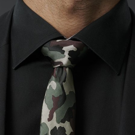 Πράσινη / Καφέ Γραβάτα Παραλλαγής for Men