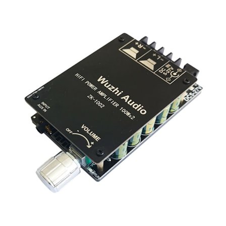 MINI Bluetooth-kompatibel 5.0 Trådløs Audio Digital Effektforstærker Stereo Board 100Wx2 Amp Amplificador ZK-1002