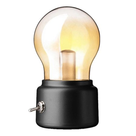 Ladattava vintage LED-pöytälamppu USB-latauksella makuuhuoneeseen