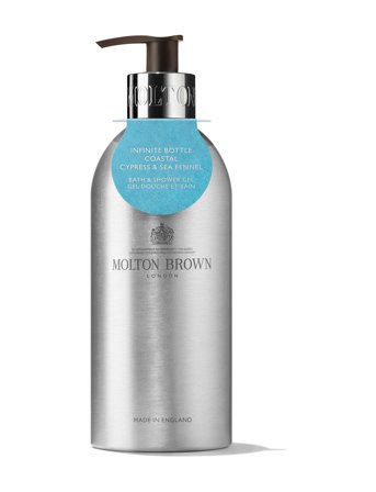 Molton Brown Infinite Bottle Coastal Cypress & Sea Fennel Bath & Shower Gel - Nude - 400 ml